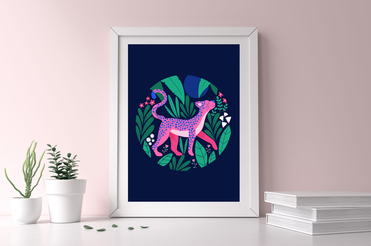 Affiche Pink Leo