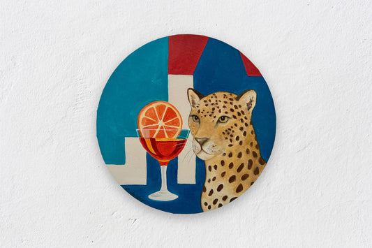 Sunset in a Glass - Peinture